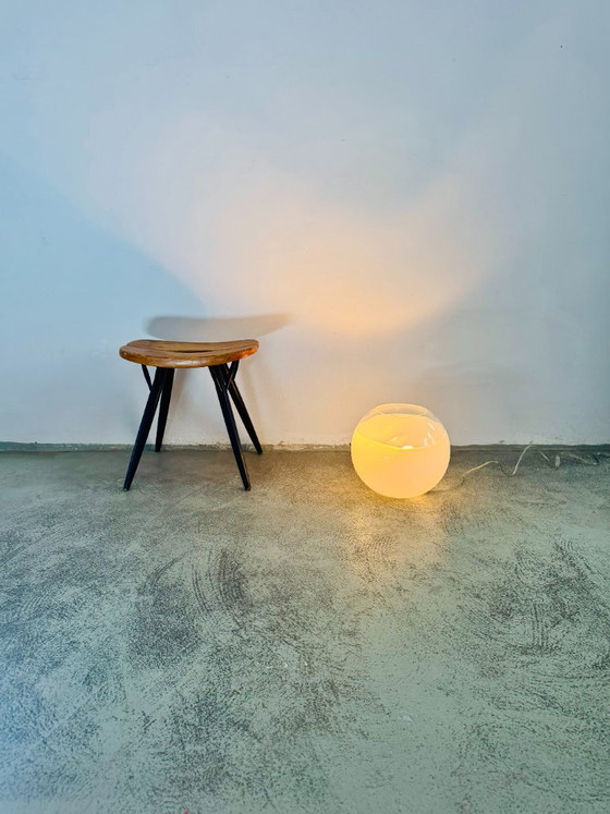 Large Size Globe Table Lamp in Glass by ILU Design, The Netherlands, 1990s (photo 3 of 6)