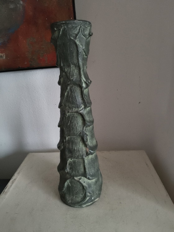 Image 1 of Vintage Brutalist Vase (30 cm) – Ballesti Gerona Style – 1970s