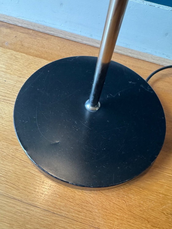 Image 1 of Lampada da terra vintage con lampade a globo cromate