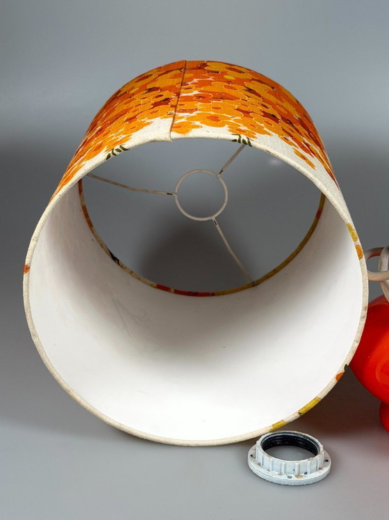 Image 1 of 1960s/70s Table Lamp, Glass, Mid-Century Space Age Design