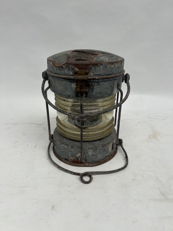 Image 1 of Antique ship's lamp