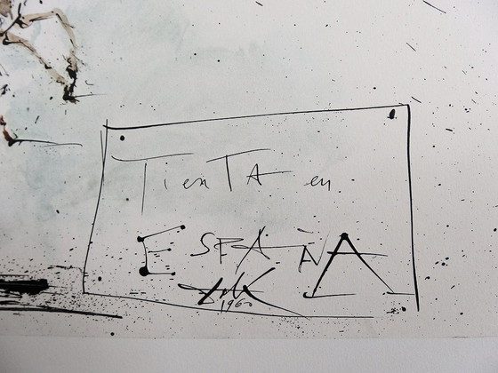 Salvador Dali : Tienta en Espana, lithographie signée – Lithographies et sérigraphies, Paper (photo 3 of 8)