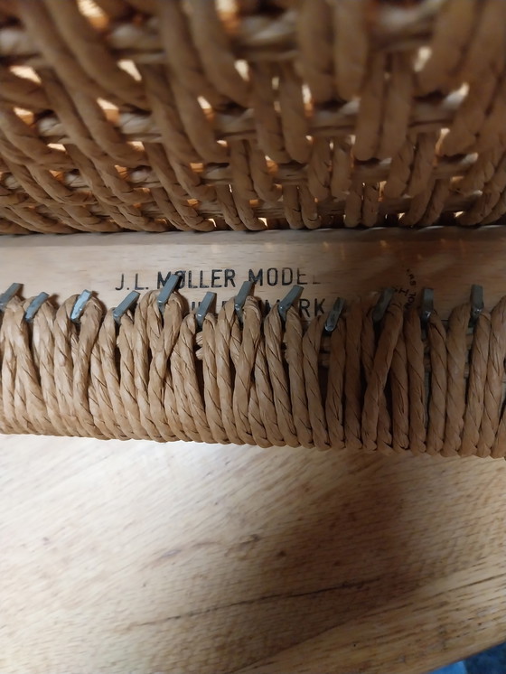 Image 1 of 1 set van 4 Niels Otto Möller stoelen model 84 1960's