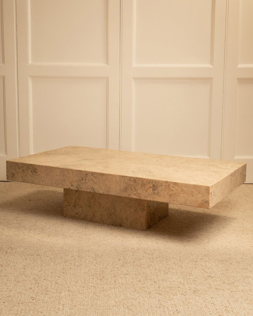 Marmeren salontafel - jaren 70