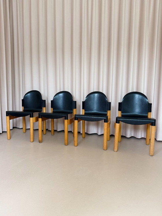 Vintage Thonet Flex 2000 Gerd Lange Chairs – Dining chairs, Plastic, Wood (photo 2 of 14)