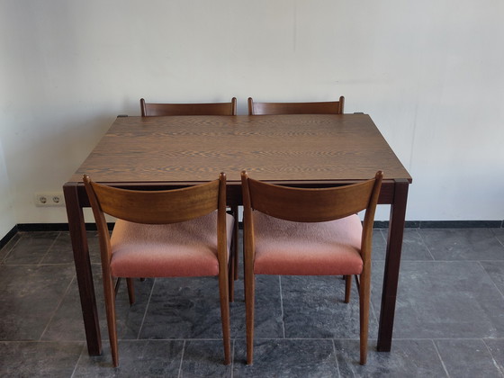 Image 1 of Vintage Pastoe dining table wenge wood