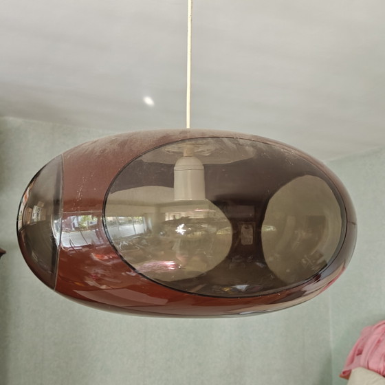 Image 1 of Vintage brown UFO / Space Age - Luigi Colani - Massive '70