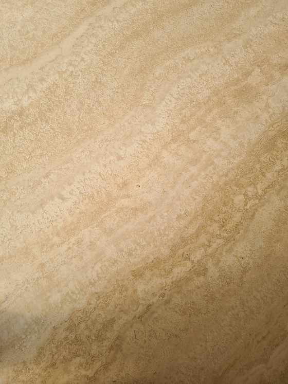 Image 1 of Traventine dining table