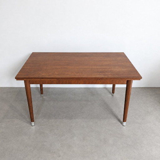 Vintage ausziehbarer Teakholz Esstisch – 60er/70er Jahre – Mid-Century