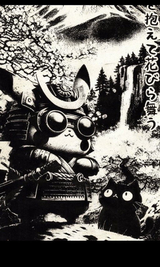 Kunstwerk Pikachu (Pokemon) Path of the Golden Thunder