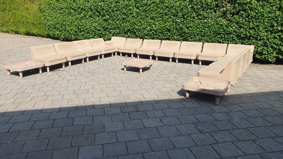 Sixinch Offshore Set lounge modulare di design 20 pezzi taupe vintage – Divani modulari, Plastic (photo 29 of 35)