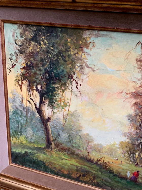 Painting "Forest landscape". – Paintings & Drawings, Canvas (photo 3 of 5)
