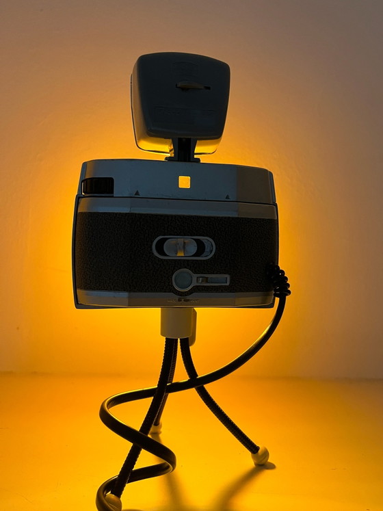 Design lamp van vintage camera – Bilora, Tafellampen, Metaal, Kunststof (photo 8 of 13)
