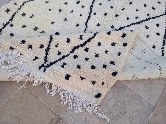 Image 1 of Tappeto Beni Ouarain in lana autentica 300 cm x 150 cm