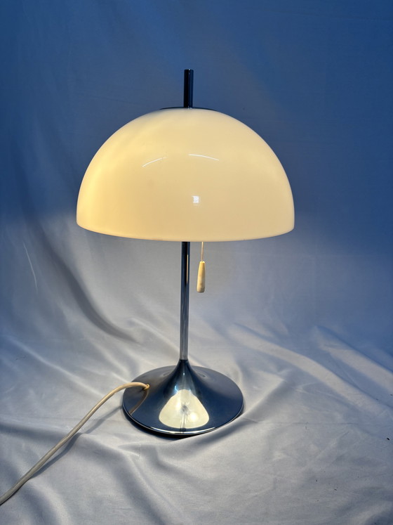 Image 1 of Vintage space age 'Mushroom' tafellamp Frank Bentler, Wila