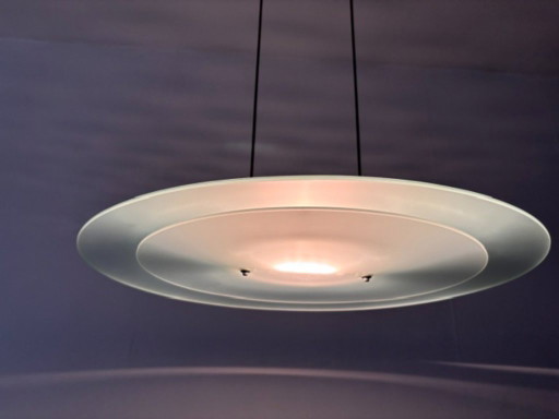 Suspension Sargot Nebula, verre blanc