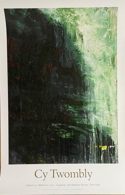 Cy Twombly, Paesaggio, 1986, Copyright Cy Twombly Foundation, Printed in the USA
