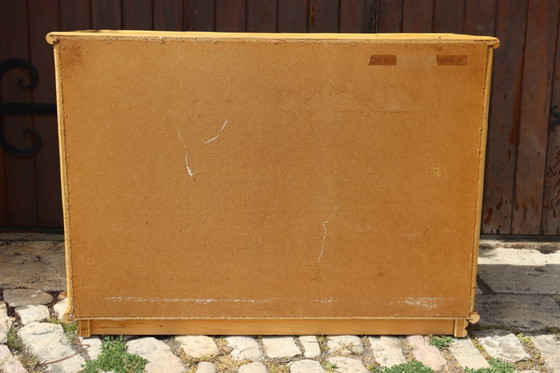 Image 1 of Ladekast van rotan van Dal Vera, Italië, 1970