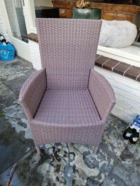 4 Garden chairs – Summer Garden, Plastic, Wicker (photo 2 of 5)