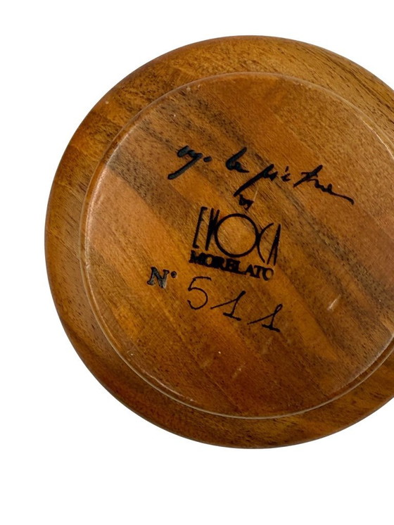 Image 1 of Ugo La Pietra, limitierte Edition, moderner Duftdiffusor aus Holz & dekorative Box – Evoca von Morelato, Italien, 1990er Jahre