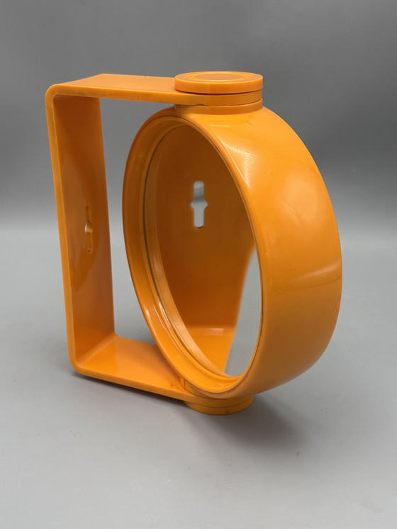 Image 1 of Vintage orange double-sided mirror