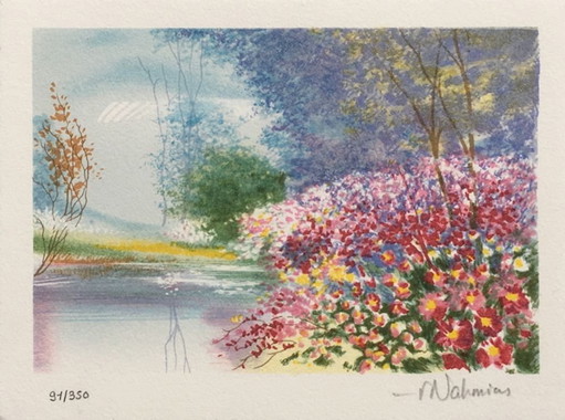 Richard NAHMIAS Petite suite VII Signed lithograph 1995