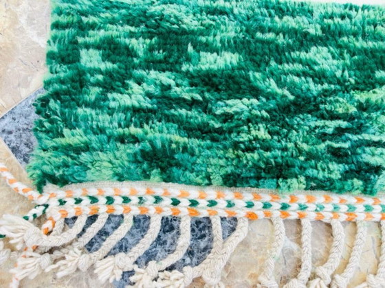 Image 1 of Marokkanischer Teppich aus Naturleinen, 250 x 150 cm