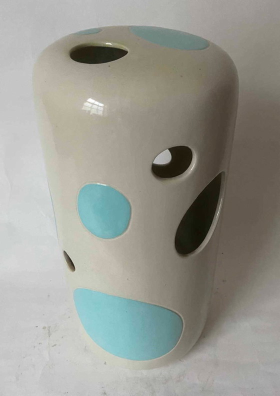 Image 1 of MODERN EARTHENWARE VASE SCULPTURE