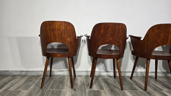 Image 1 of Esszimmerstühle von Oswald Haerdtl für Ton, 4er-Set