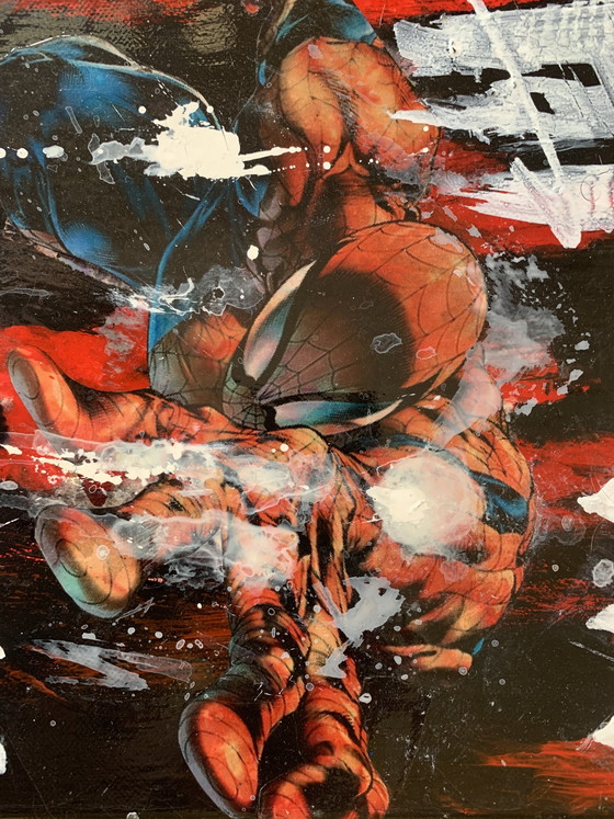 Image 1 of Véro Cristalli – ATRACÓN DE TRÁFICO (2024) – Obra original firmada – Técnica mixta – Con marco