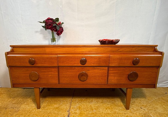Image 1 of Mid Century Retro Teak Sideboard by Beautility Circa 1960 Danish Design Scandinavian influence   A stunning mid century modern t