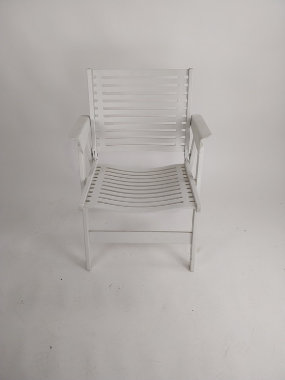 Image 1 of 4 sedie pieghevoli Niko Kralj REX. Di Stol.  Bianco originale.