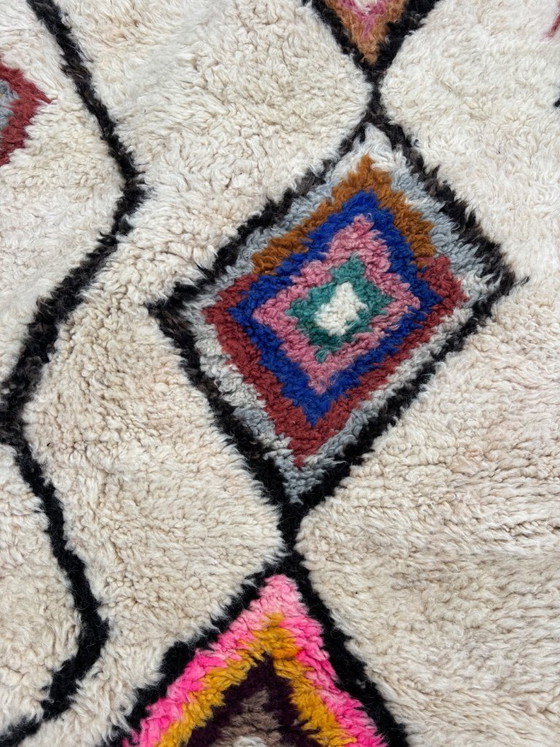 Image 1 of Moroccan Rug Handmade Wool Rug Beni Mrirt Rug Berber Rug Luxury Rug Minimalist Rug Neutral Rug High End Rug