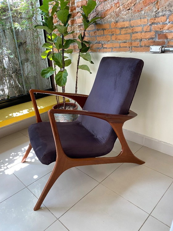 Image 1 of Fauteuil Contour Lounge - Vladimir Kagan