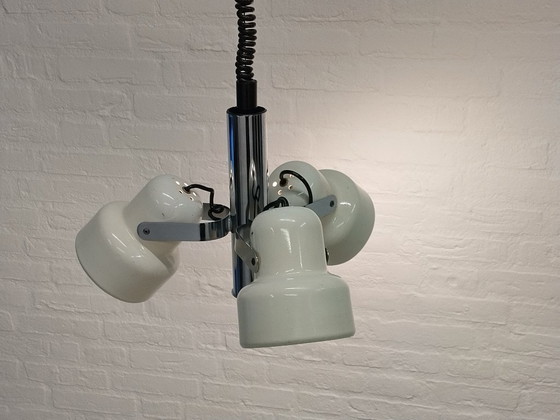 Lampada a sospensione a 3 faretti – Vintage – Lampade a sospensione, Metal (photo 6 of 8)