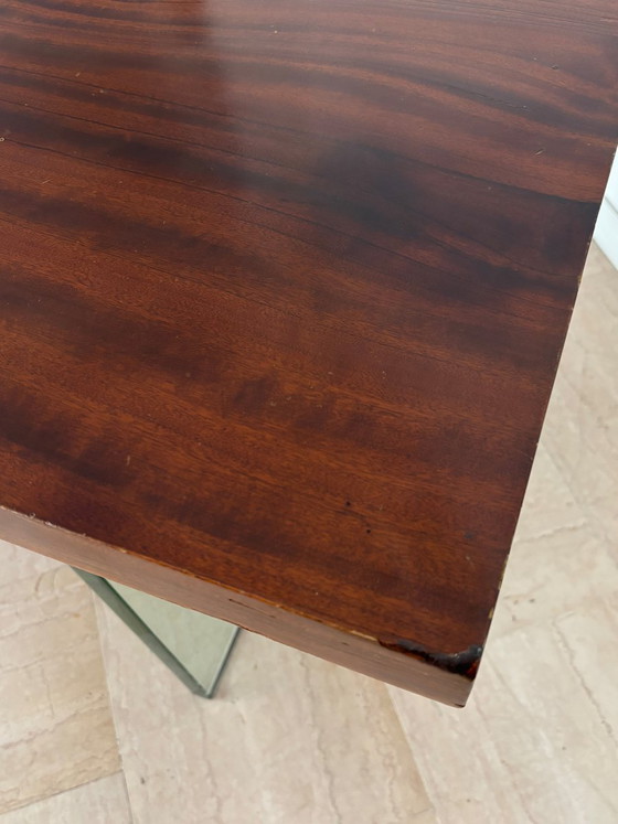 Large Console by Fontana Arte, Italy, 1960s – Wood, Glass (photo 9 of 21)