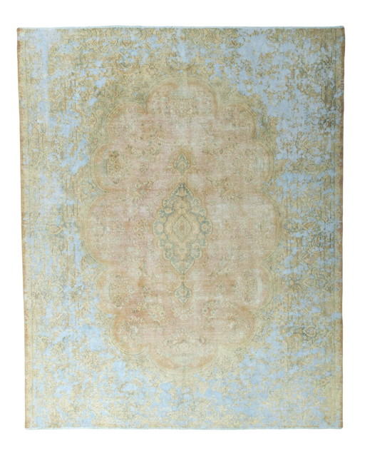 Hand-knotted Vintage Royal rug - 379 x 304 cm - Delicate pastel shades