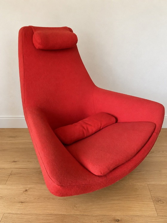 Pair of Armchairs B&B Italia Metropolitan ME100/1 – Jeffrey Bernett – Textile, Aluminium (photo 5 of 5)