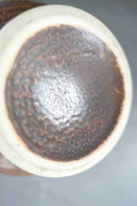 Image 1 of Vintage ceramic oil lamp with lid