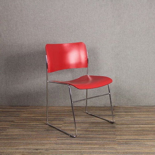 6x HOWE 40-4 Chaise de cantine empilable