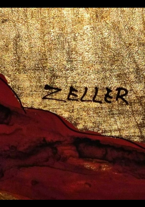 Image 1 of Horse frame signed Zeller