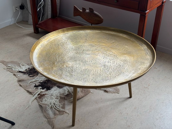 Image 1 of Pols Potten- Table- Coffee Table- Antique Brass