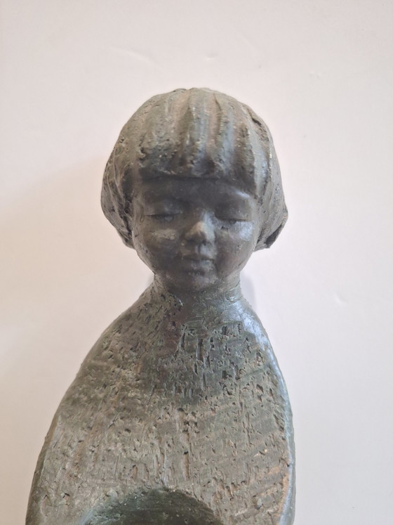 Gruppo scultoreo Portacandele Geert Kunen – Bronze, Ceramic (photo 4 of 10)
