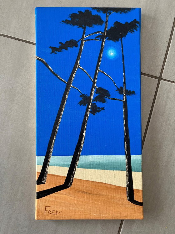 Acrylic on canvas frame 40x20cm. – Paintings & Drawings (photo 5 of 5)