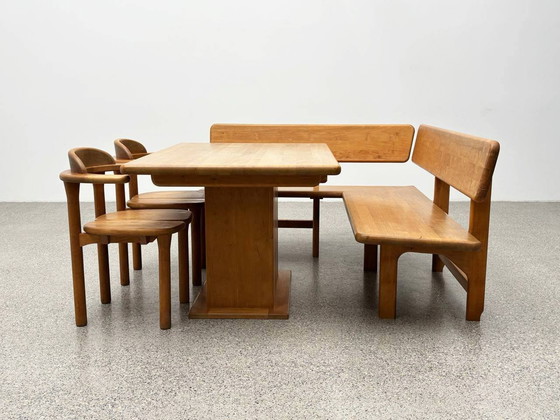 Image 1 of Set consisting of a corner bench, table and 2 chairs from Team 7
