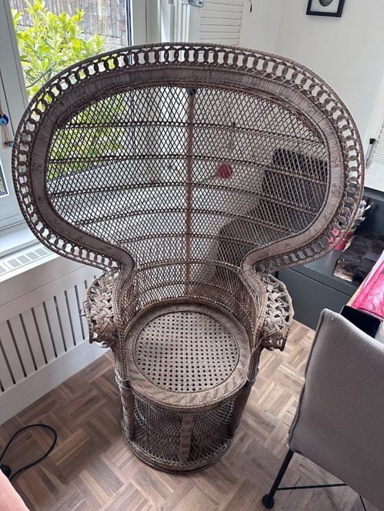 Image 1 of Vintage Pauw Fauteuil Van Rotan