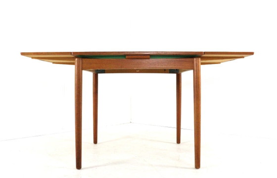 Tavolo da pranzo quadrato allungabile in teak Poul Hundevad, stile vintage danese. – Set da pranzo, Wood (photo 22 of 24)