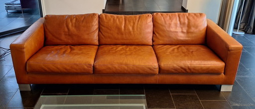 Classic Molinari leather sofa