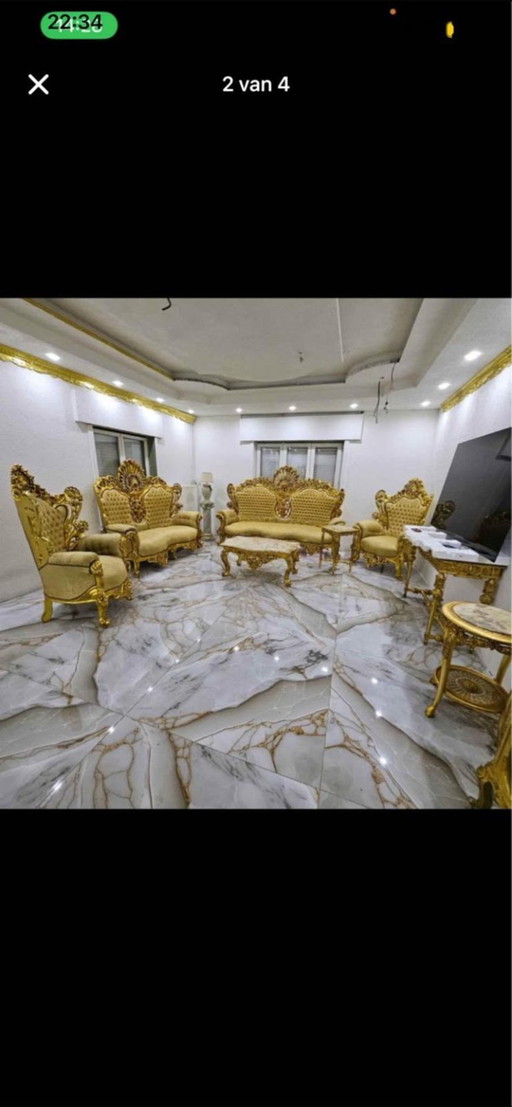 Salon salle a manger baroque