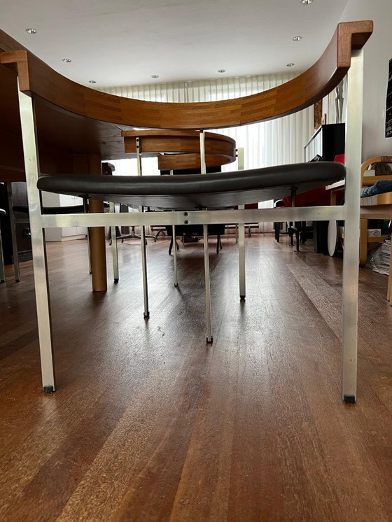 Image 1 of Composizione da pranzo PK11 e PK53 di Poul Kjærholm, E. Kold Christensen, 1957